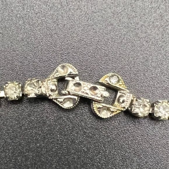 Vintage Kramer NY Crystal Rhinestone Necklace - Picture 4 of 4